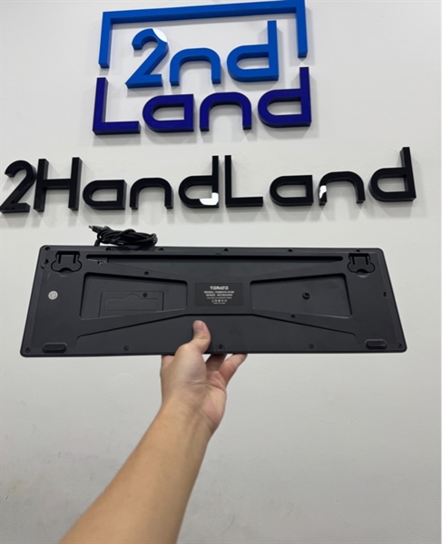 Combo chuột + phím giả cơ Tomato S100 - Màu đen - Ngoại hình 97% - Phím tróc sơn, chuột hư con lăn - Body. 2