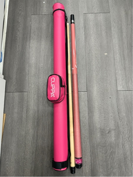 Combo cơ Cuppa pink S9 - Màu hồng - Ngoại hình 98% - Chuôi dính keo nhẹ - Kèm túi , 2 lơ , 2 đầu tips thay , 1 bao tay