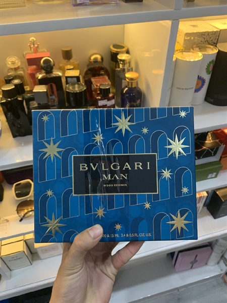 Combo Nước hoa BVLGARI Man Wood EDP - 100ml + 15ml - Fullbox 1