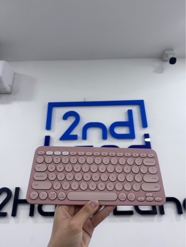 Combo phím chuột Logitech Pebble 2 - Phím pebble keys 2 k380s - Chuột pebble mouse 2 M350s - Màu hồng - Ngoại hình 98% - Fullbox