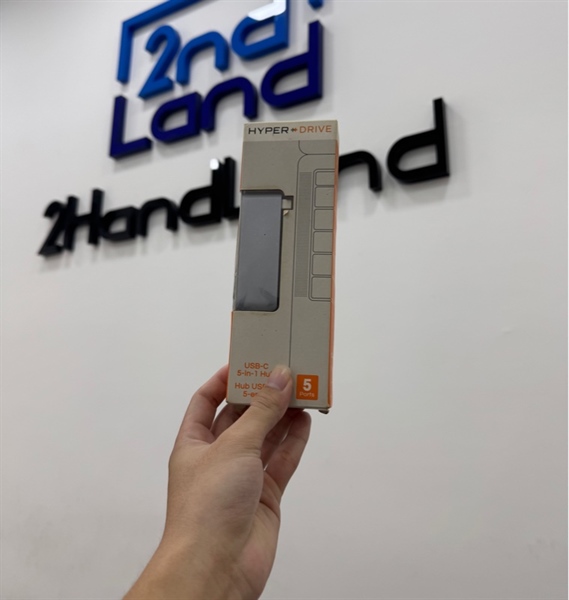 Cổng chuyển HyperDrive 5-in-1 Hub USB Type-C Charging (HD21B) - Màu xám - Ngoại hình 98% - Box 3