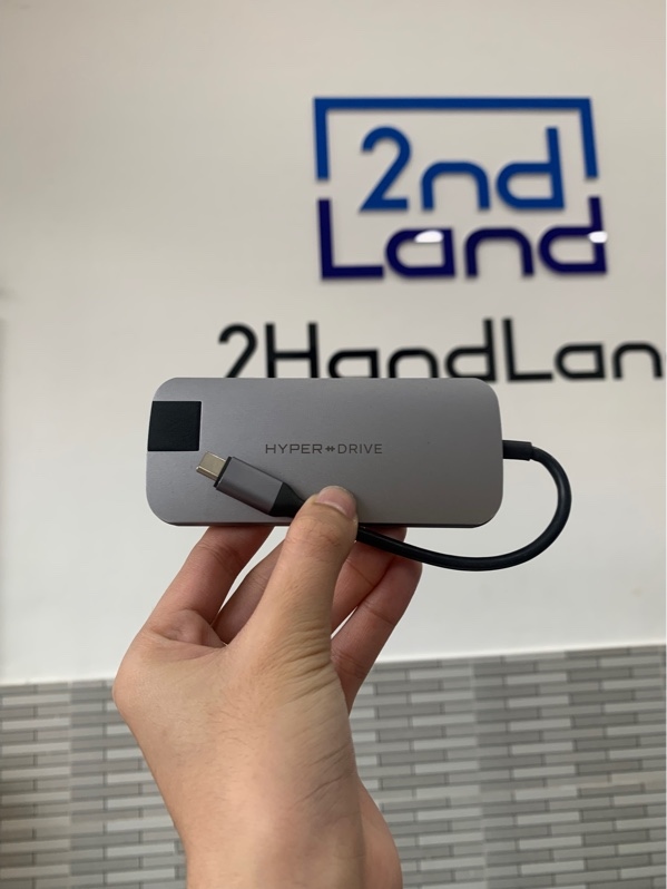 Cổng chuyển Hyperdrive slim 8-in-1 USB-C Hub (HD247B) - Màu xám - Ngoại hình: 98% - Body