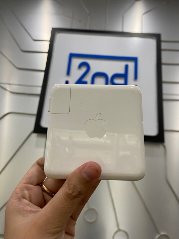 Củ sạc Apple 87W USB-C Power Adapter (Model A1719) - Màu trắng - Ngoại hình: 97% - Ố nhiều - Body