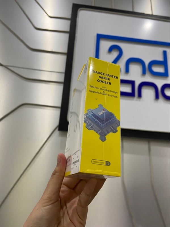 Củ sạc nhanh Baseus PioGo Gan 1C 45W - Màu trắng - Newseal