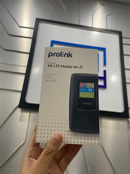 Cục phát Wifi di động Prolink DL7203E 4G LTE Mobile Wifi - Màu đen - Ngoại hình: 97% - FullBox