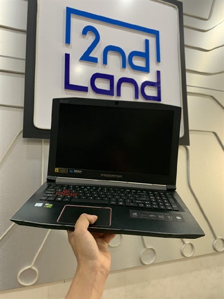 Laptop Acer Predator PH315-51 - Ram 16/128GB SSD + 1TB HDD - Màu Đen - 15.6 inch - CPU: i7-8750H - Card GTX 1060 6G - Ngoại hình 97% - Kèm sạc