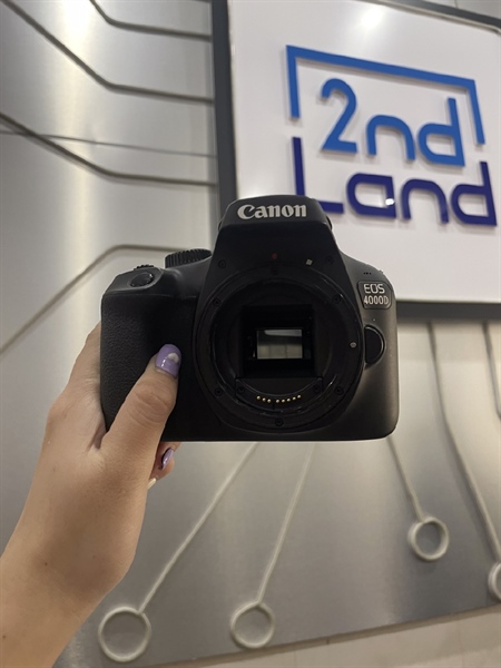 Máy ảnh Canon 4000D - Màu Đen - Ngoại hình 97% - Kèm 1 Pin + 1 Sạc + 1 Thẻ 8GB + Túi