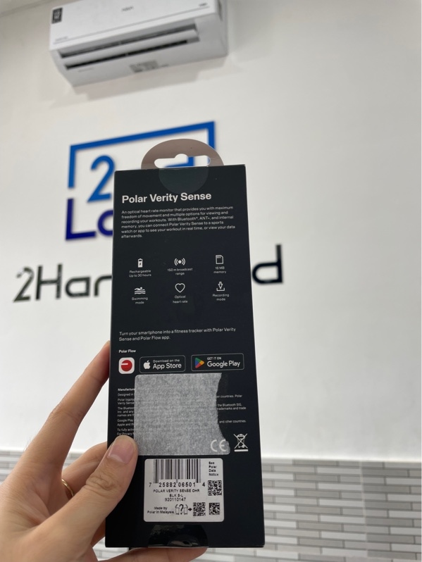 Đai Đo Nhịp Tim Polar Verity Sense OHR Sensor - Size S-L - Màu đen - Newseal
