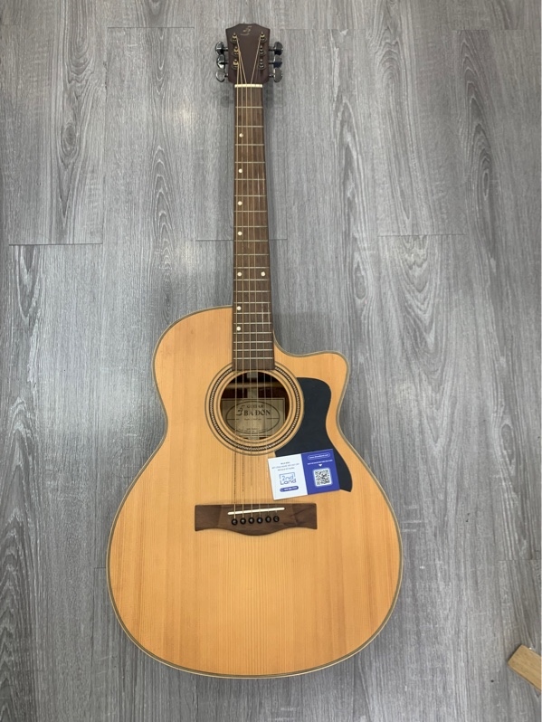 Đàn Guitar acoustic Ba Đờn J150 - Màu nâu - Ngoại hình: 98% - Kèm túi