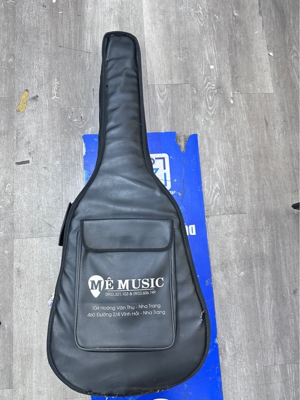 Đàn Guitar Acoustic Enya ED-18 EQ - Màu đen vàng - Ngoại hình 97.8% - Cấn hông nhẹ - Kèm túi