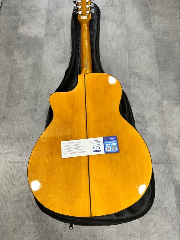 Đàn Guitar Acoustic ES180Suppro Chính hãng S Việt - Màu vàng gỗ - Ngoại hình 97% - Kèm túi
