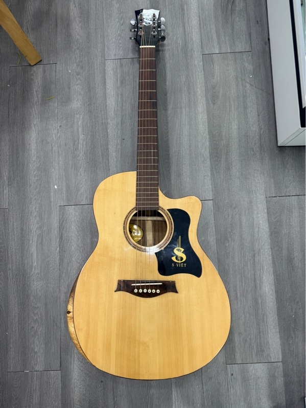Đàn Guitar Acoustic ES25Pro S-việt- Màu nâu - Ngoại hình 98% - Kèm túi