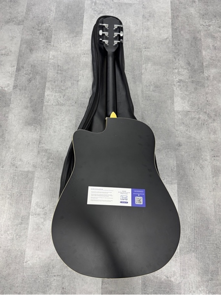 Đàn Guitar Acoustic Fender CD-60SCE - Màu đen - Ngoại hình 97% - Kèm túi + EQ bộ tiền khuếch đại Belcat Prener-PM