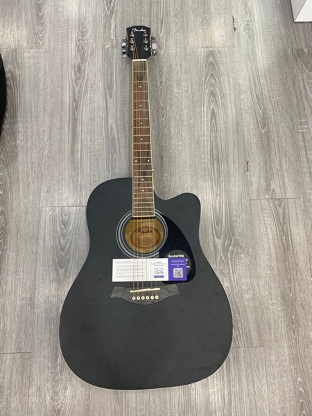 Đàn Guitar Acoustic Fender CD60CE - Màu đen - Ngoại hình: 97% - Kèm túi + EQ