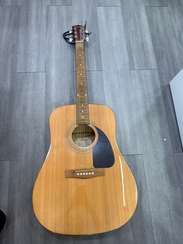 Đàn Guitar Acoustic Fender - Model FA-115PK - Màu nâu - Ngoại hình 97% - Thùng đàn trầy xước , dây rỉ sét - Body