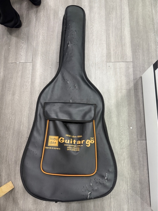 Đàn Guitar Acoustic Handmade Guitar Gỗ - Model A8 - Màu nâu - Ngoại hình 97% - Kèm túi