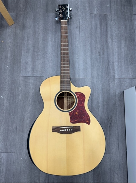 Đàn Guitar Acoustic Handmade Thuận Guitar AT-02CX2021 - Màu nâu - Ngoại hình 98% - Dây gỉ nhẹ - Kèm túi 1