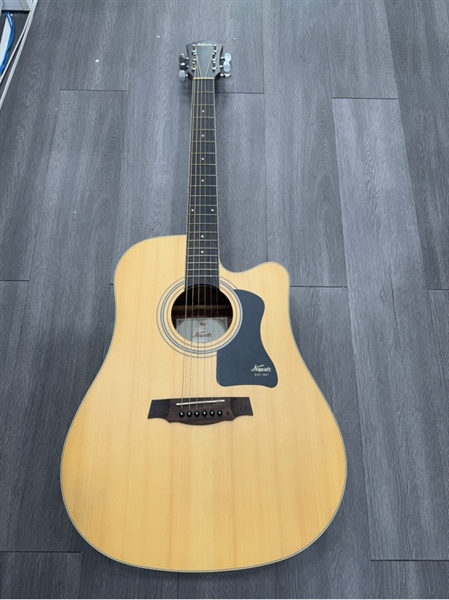 Đàn guitar acoustic Kapok D118AC NAT - Màu vàng - Ngoại hình 97% - Dây gỉ , ốc gỉ - Kèm túi 1