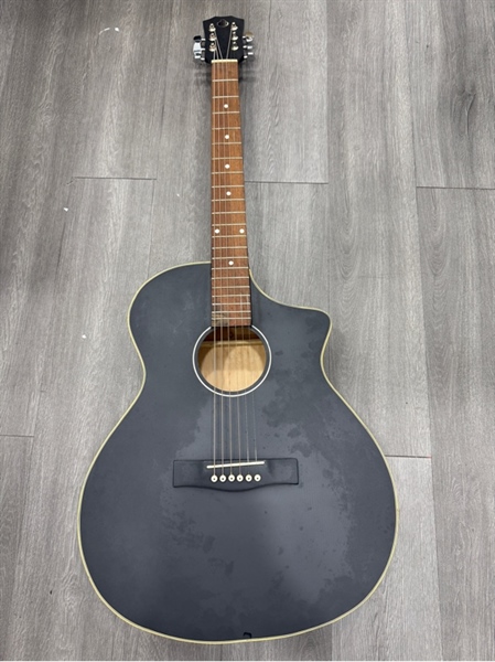 Đàn guitar Acoustic No Name - Màu đen - Ngoại hình 96% - Thùng đàn mốc - Kèm túi 1