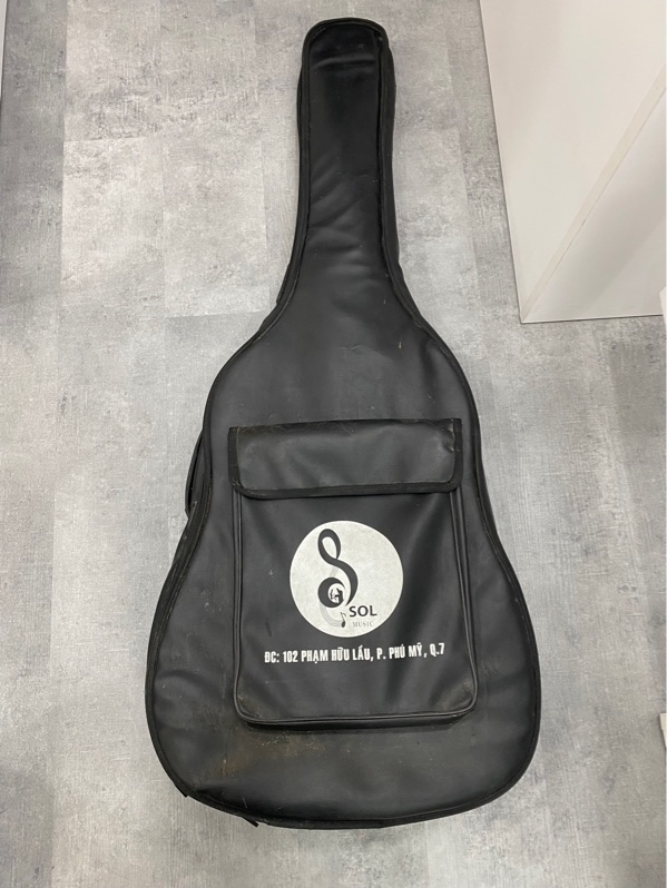 Đàn guitar acoustic Noname - Màu nâu - Ngoại hình: 97.5% - Xước dăm - Kèm túi