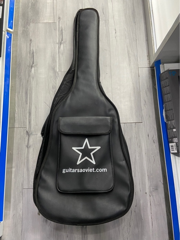 Đàn Guitar Acoustic Sao Việt - Màu nâu - Ngoại hình: 97% - Trầy xước cấn - Kèm túi