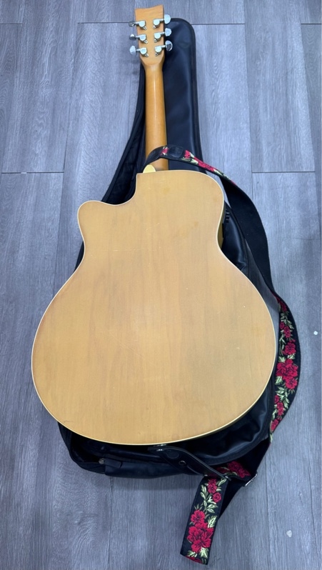 Đàn guitar acoustic Yamaha DW7C - Màu nâu - Ngoại hình 97% - Kèm 1 túi,1 EQ, 1 loa