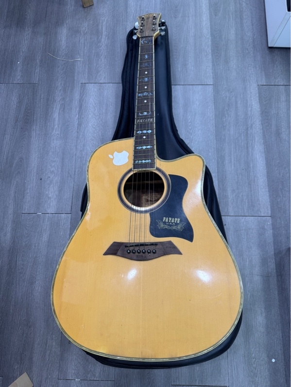 Đàn Guitar Acoutics Fayate F-4120A - Màu nâu - Ngoại hình 97% - trầy xước - Kèm bộ EQ-7545R, túi