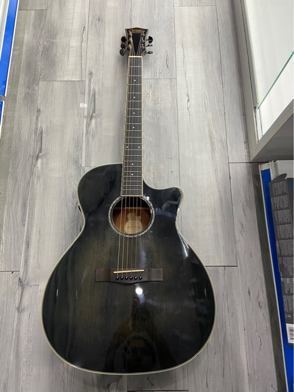 Đàn Guitar Aucoustic Sqoe S340-FG-BK - Màu nâu - Ngoại hình: 97% - Xước thân - Kèm túi