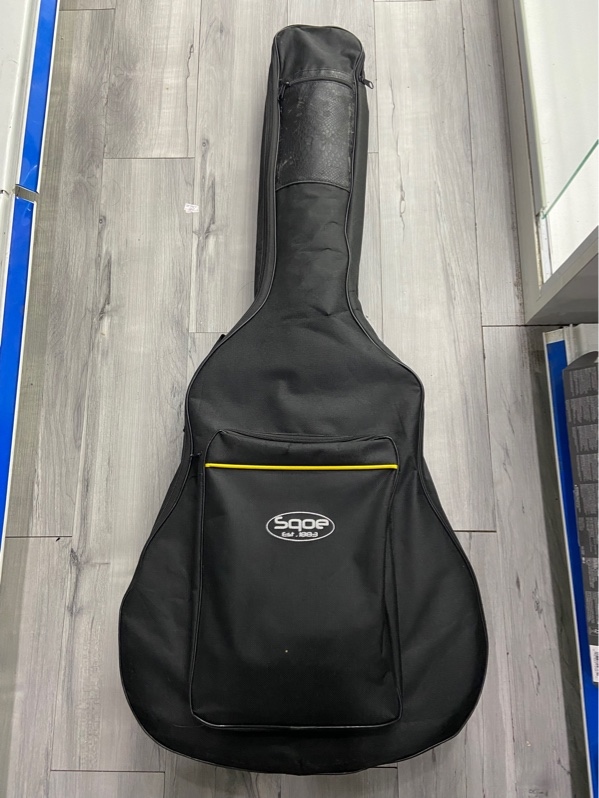 Đàn Guitar Aucoustic Sqoe S340-FG-BK - Màu nâu - Ngoại hình: 97% - Xước thân - Kèm túi