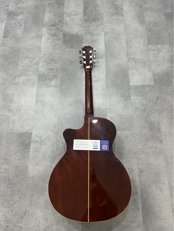 Đàn Guitar Bình Nguyên A180 - Màu nâu bóng - Ngoại hình 97% - Cấn nhẹ, phím đàn gỉ nhẹ, dây sét - Body