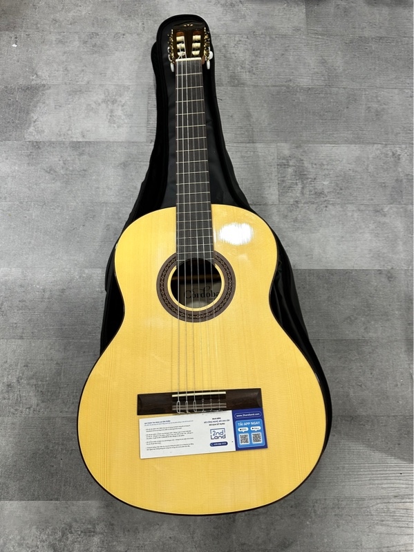 Đàn Guitar Classic Cordoba C5 - Màu vàng gỗ - Ngoại hình 98% - Kèm túi