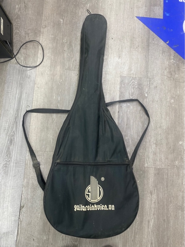 Đàn Guitar Custom - Màu đen - Ngoại hình 97% - Kèm túi
