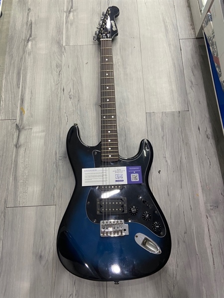 Đàn Guitar điện Buroze - Màu xanh - Ngoại hình: 97% - Đứt 1 dây - Kèm túi