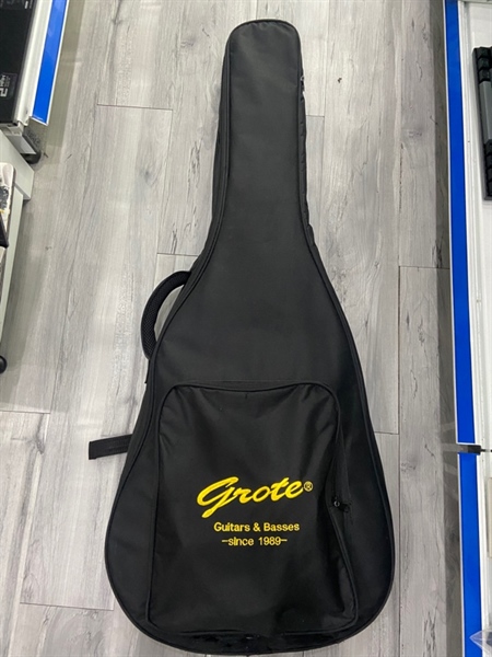 Đàn Guitar điện Grote Fullsize Scale Electric Guitar Semi Hollow - Màu nâu - Ngoại hình: 98% - Kèm túi đựng + dây đeo đàn 1