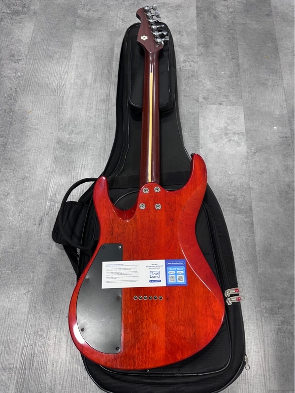 Đàn Guitar Điện Harley Benton HP-42 - Màu xanh lá - Ngoại hình 97% - Kèm túi