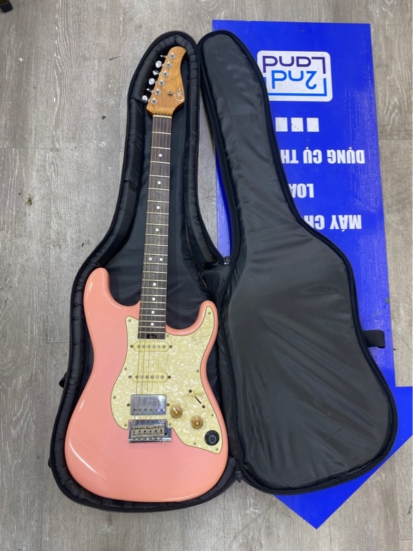 Đàn Guitar điện Mooer GTRS S800 Intelligent - Màu hồng - Ngoại hình 97% - Kèm túi