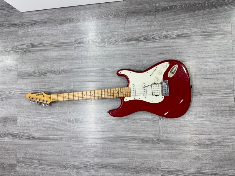 Đàn Guitar điện Noname - Màu đỏ - Ngoại hình: 97% - Không dây - Body, kèm túi 1