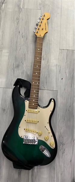 Đàn Guitar Điện Selder - Màu xanh đen - Ngoại hình: 97% - Kèm túi