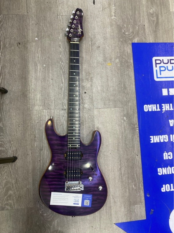 Đàn Guitar điện Volgoa vsr 1 - Màu tím - Ngoại hình 97% - Kèm dây cắm ampli, túi