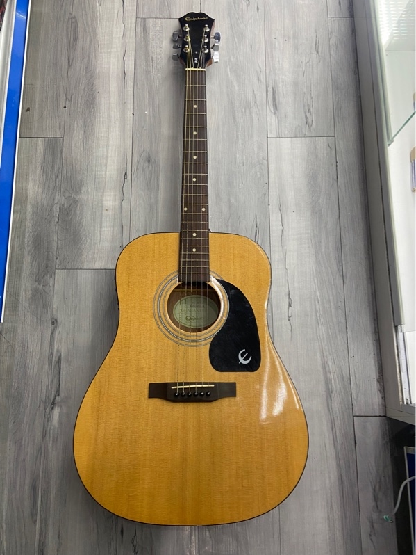 Đàn Guitar Epiphone DR-100 NA - Màu gỗ - Ngoại hình: 97% - Trầy - Kèm túi + EQ