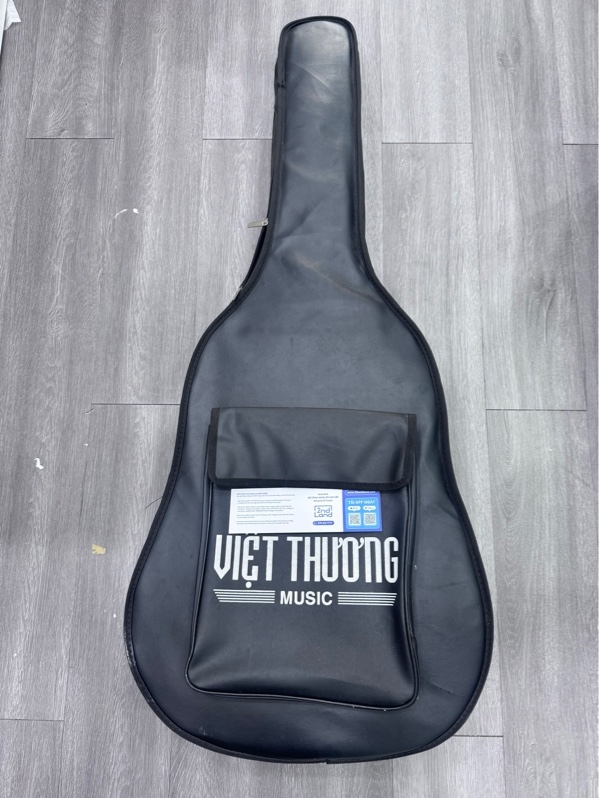 Đàn Guitar Fender Acoustic FA-100 - Màu gỗ - Ngoại hình 97% - Trầy xước, dây rỉ, khoá rỉ nhẹ - Kèm túi