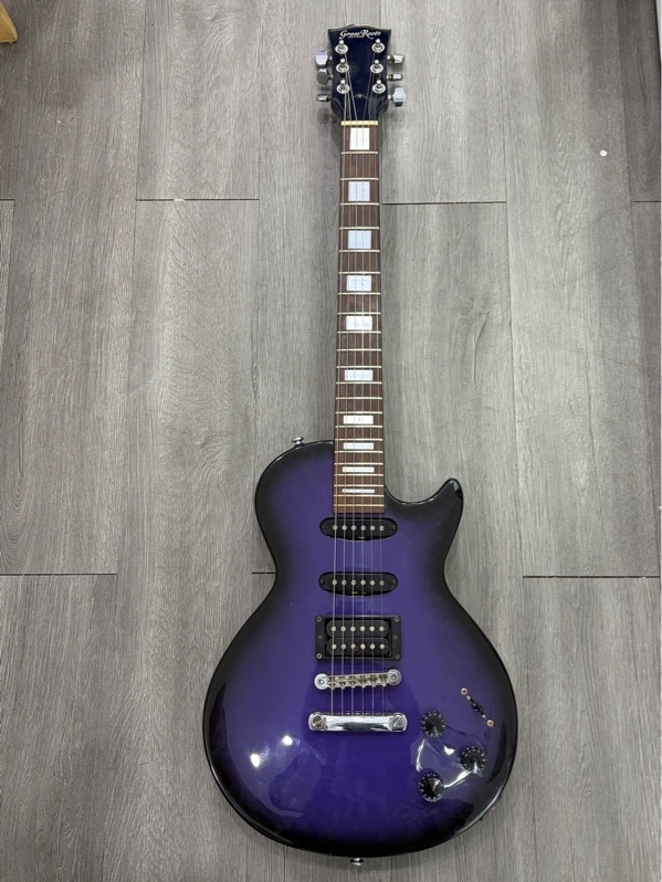 Đàn Guitar GrassRoots G-I-48LP III Purple LUNA SEA INORAN - Màu tím - Ngoại hình 97% - trầy xước - Kèm túi