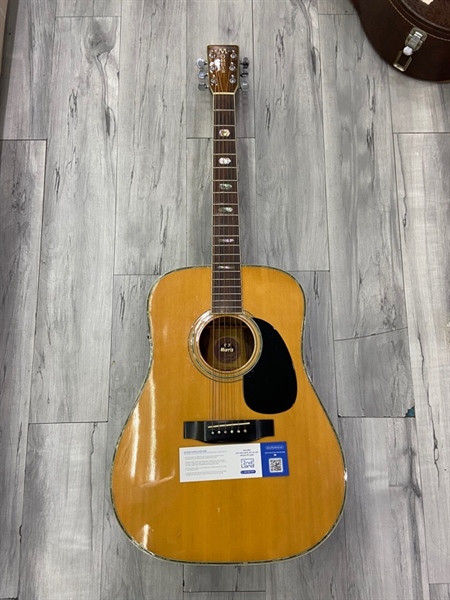 Đàn Guitar Morris W-50 - Màu nâu - Ngoại hình: 97% - Trầy cấn - Kèm hộp 1