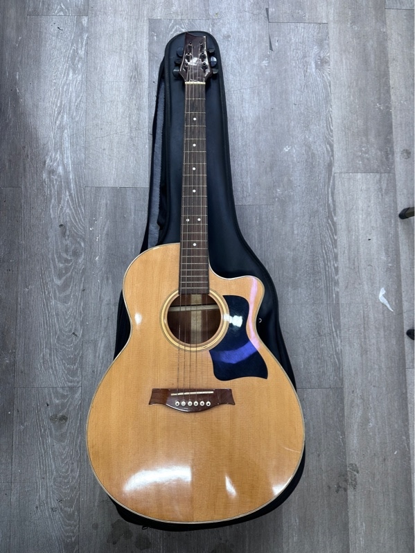 Đàn guitar nonam - Màu nâu gỗ - Ngoại hình 97% - Kèm túi