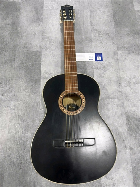 Đàn Guitar Noname - Màu đen - Ngoại hình 97% - dây gỉ sét, trầy - Kèm túi + Kẹp đàn