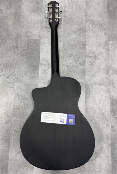 Đàn Guitar Noname - Màu đen - Ngoại hình 97% - mốc bên trong hộc đàn, oxi hóa cần chỉnh dây nhẹ - Body