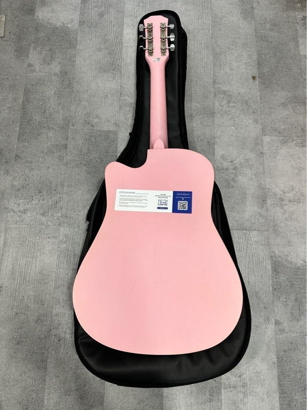 Đàn Guitar Noname - Màu hồng - Ngoại hình 97% - Kèm túi đựng