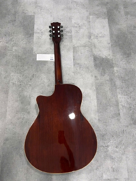 Đàn Guitar Noname - Màu nâu - Ngoại hình 97% - dây kẹp đàn rỉ sét - Kèm túi 1