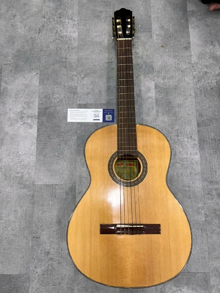 Đàn Guitar Noname - Màu nâu - Ngoại hình 97% - Dây rỉ sét - Kèm túi đựng