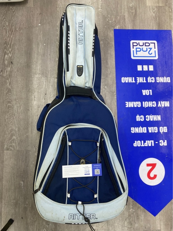 Đàn guitar Rider R 500D 1976 - Màu nâu gỗ - Ngoại hình 97.5% - Toét nhẹ chốt dây - Kèm túi